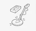 METAALDETECTOR — illustratie van UNI-MASZ-toepassingscategorie